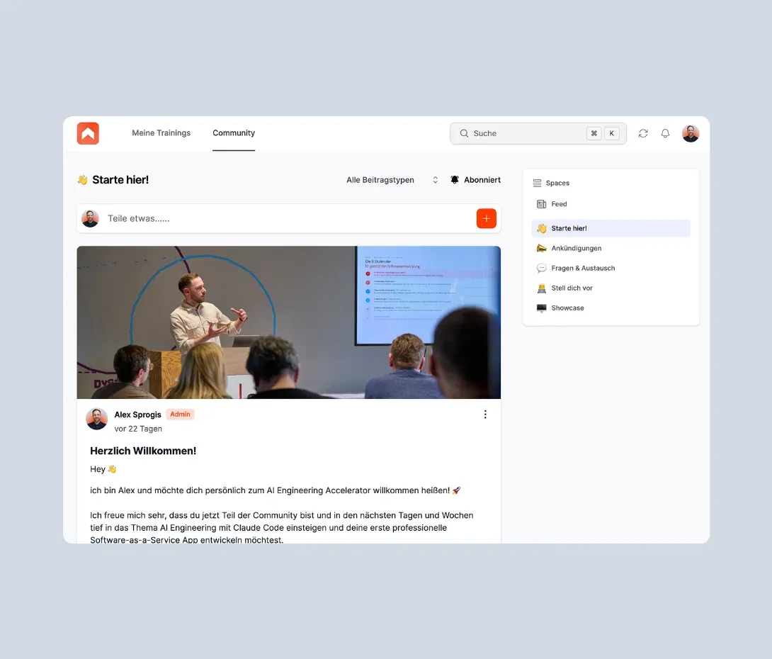Die geschlossene Community des Accelerators